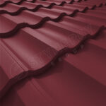 Металлочерепица Garda 0,5 Стальной бархат RAL3005 (винно-красный), м Металлочерепица Garda 0,5 Стальной бархат RAL3005 (винно-красный), м