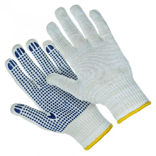 Перчатки рабочие с ПВХ "Точка"(Люкс) 10кл,6 нит Перчатки рабочие с ПВХ "Точка"(Люкс) 10кл,6 нит