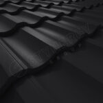 Металлочерепица Garda 0,5 Стальной бархат RAL9005 (глубокий черный), м Металлочерепица Garda 0,5 Стальной бархат RAL9005 (глубокий черный), м