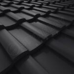 Металлочерепица Stella 0,5 Стальной бархат RAL9005 (глубокий черный), м Металлочерепица Stella 0,5 Стальной бархат RAL9005 (глубокий черный), м