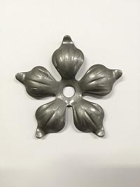 Кованый элемент Цветок ф90 отв.10х2мм Кованый элемент Цветок ф90 отв.10х2мм