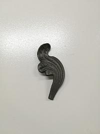 Кованый элемент Лист 65х130х4мм правый Кованый элемент Лист 65х130х4мм правый