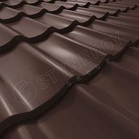 Профиль волнообразный Монтеррей 0,4 ПЭ RAL8017 (шоколадно-коричневый), м Профиль волнообразный Монтеррей 0,4 ПЭ RAL8017 (шоколадно-коричневый), м